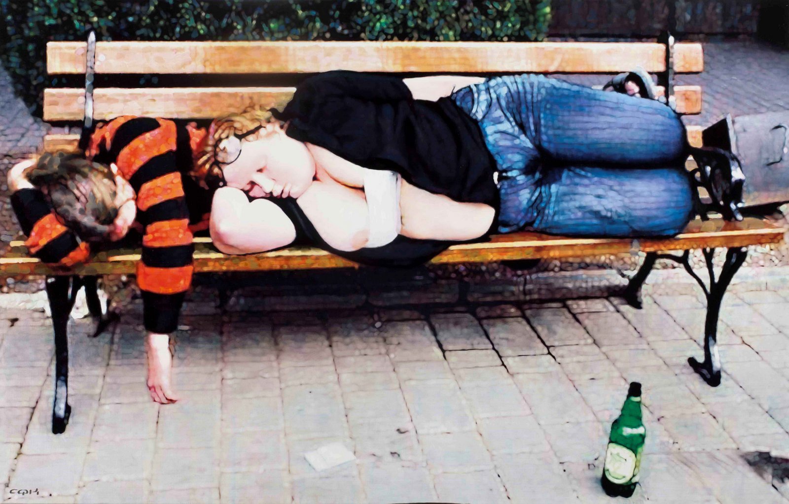 Голые пьяные бабы на улице фото