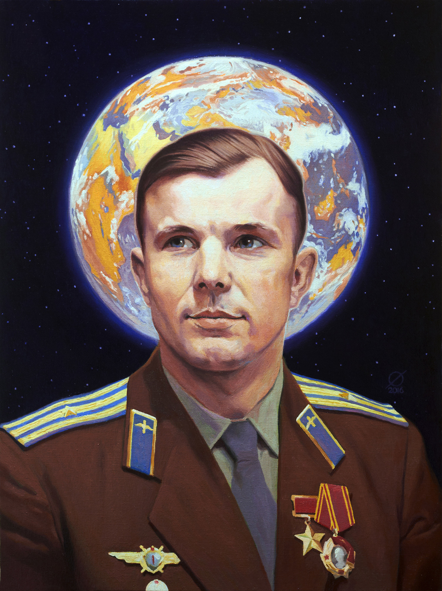 Позывной ю гагарина. Гагарин портрет. Портрет Юрия Гагарина.
