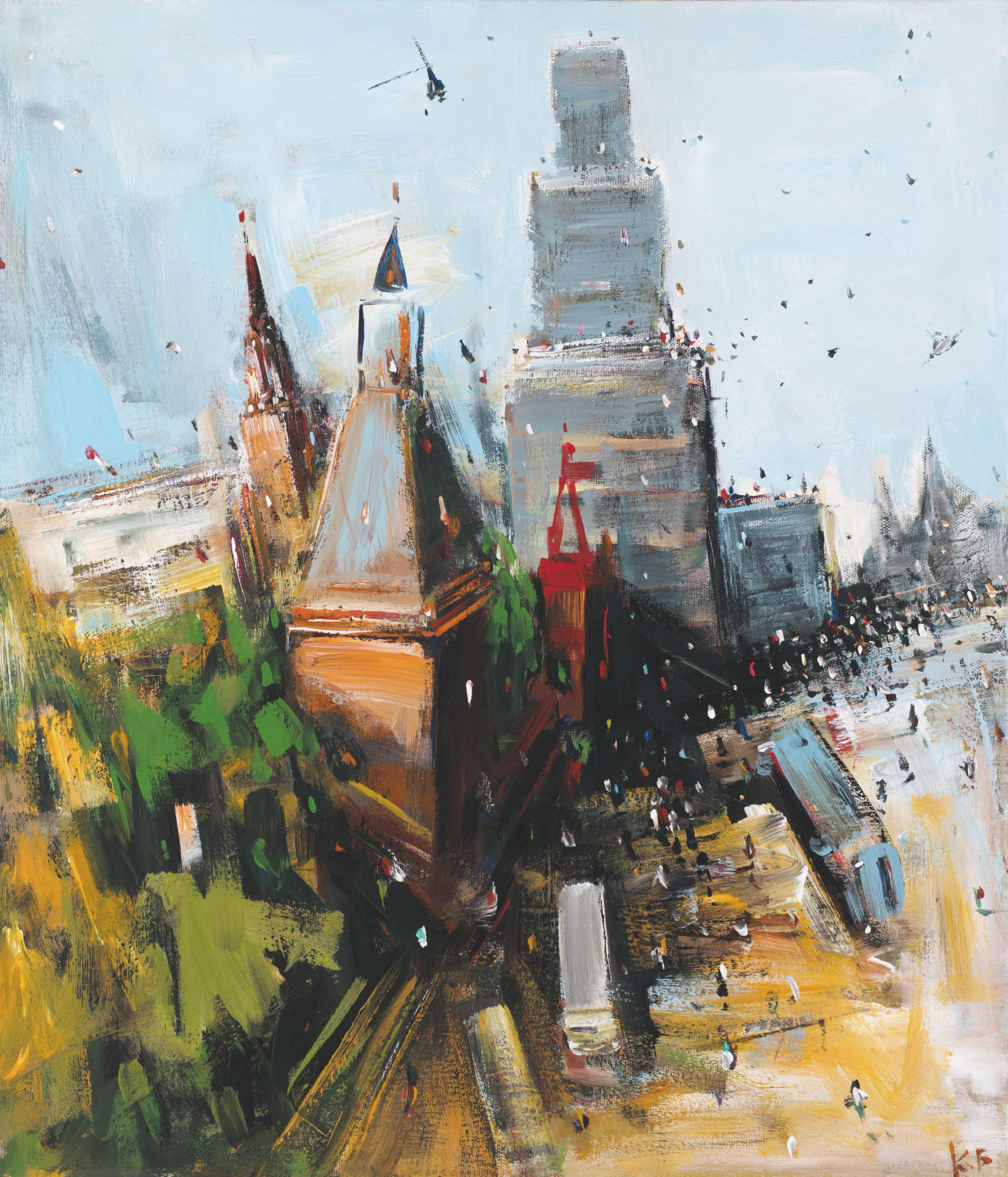 Konstantin Batynkov, Kremlin, Vasilyevsky descent