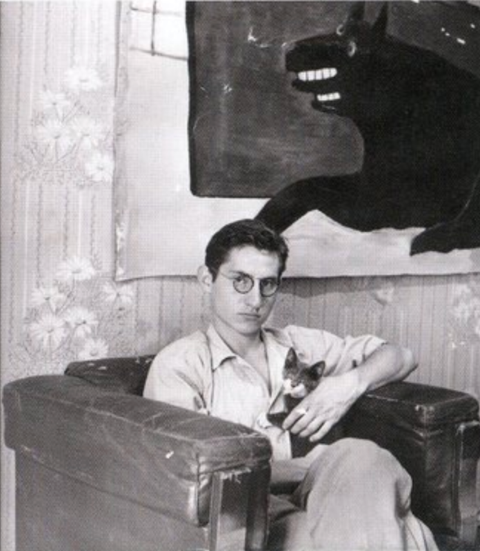 Инал с котёнком, конец 1980-х — начало 1990-х.