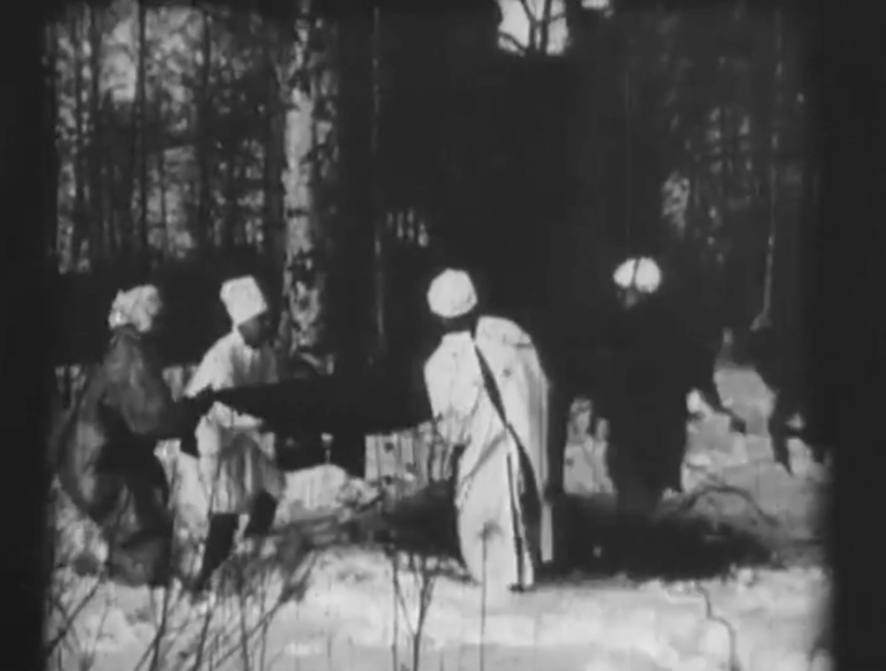 Кадр из фильма Евгения Юфита «Санитары-оборотни», 1984