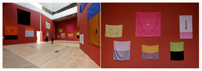 Работа в экспозиции «Манифеста 10». Государственный Эрмитаж, 2014